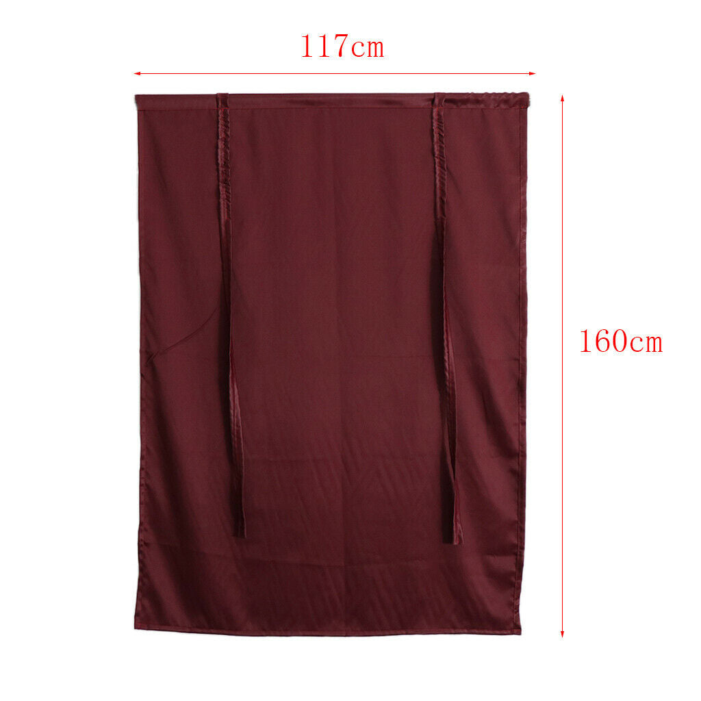 Blackout Curtain Window Curtains Room Darkening Roman Shades Red_2
