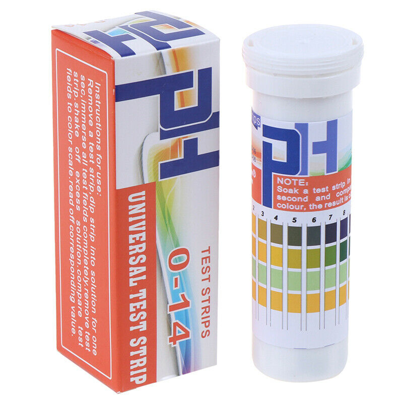150 Strips Bottled PH Test Strip Full Range 0-14 pH Acidic Alkaline Indicator SJ
