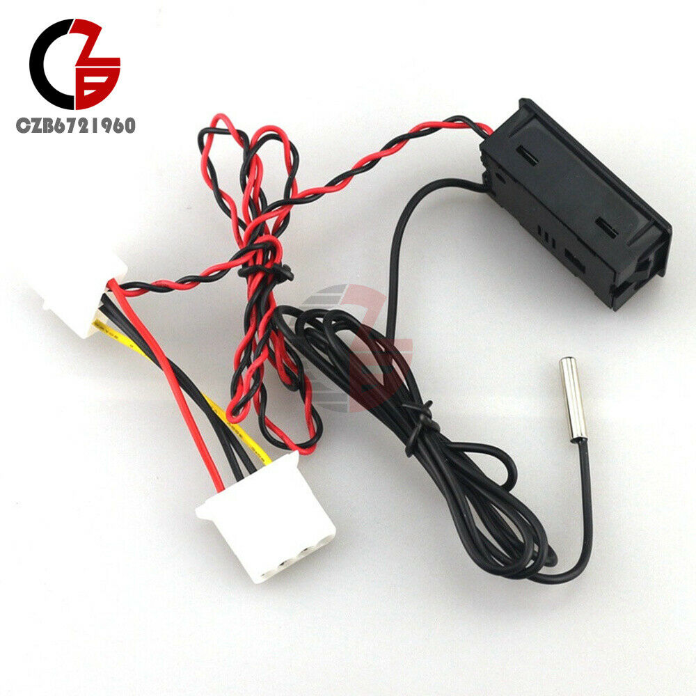 DC 4V-25V Digital Thermometer Temperature Sensor Meter NTC 10K Waterproof Probe