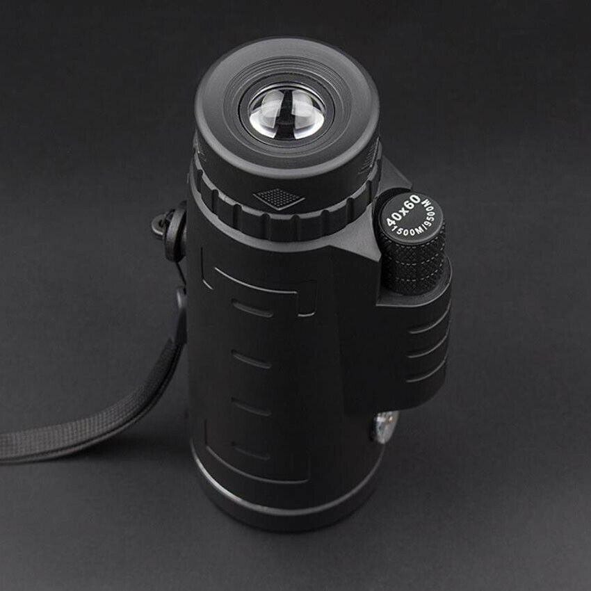 1PC Day/Night Vision 40x60 HD Zoom Monocular Starscope High Power Telescope