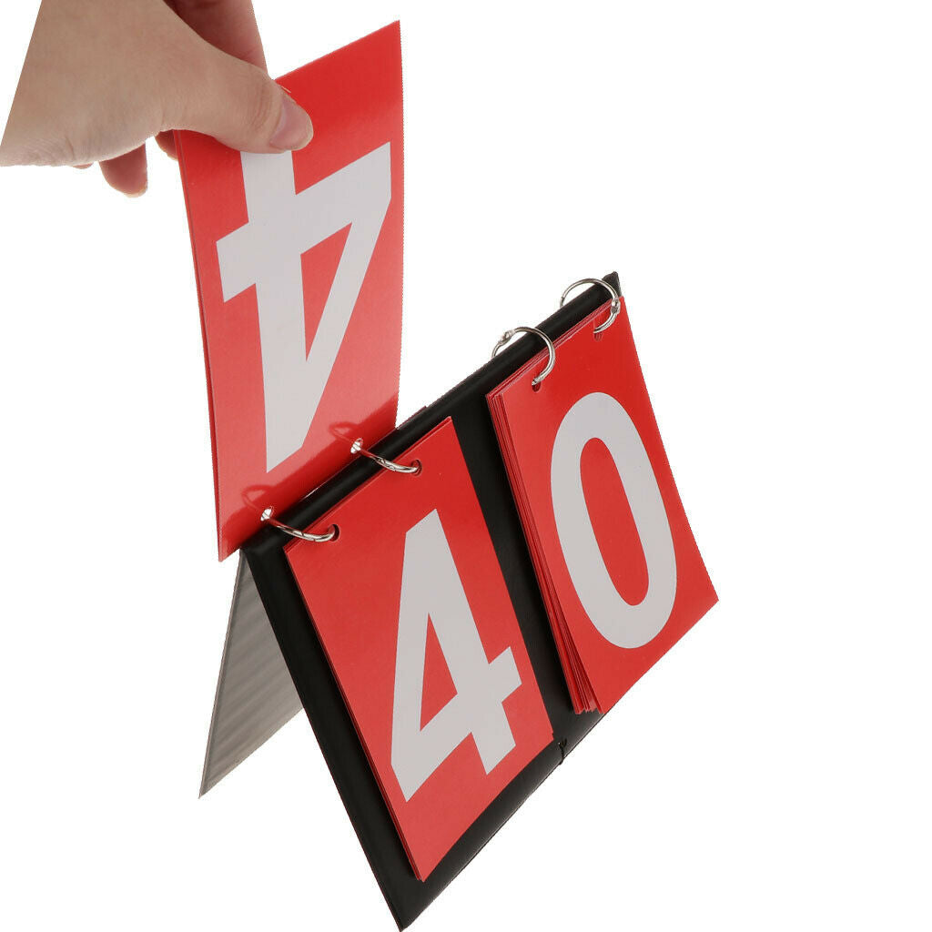 2Pcs 2-Digital Badminton Table Tennis Basketball  Scoreboard Table Style