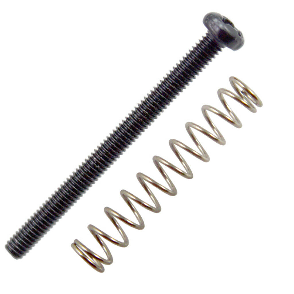 8 Pieces Metal Humbucker Pickup Frame Fix Adjust Screws Black for Electric