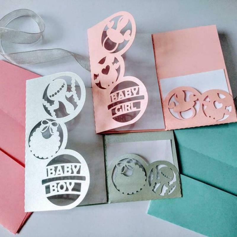 Baby Boy Metal Cutting Dies Stencil Scrapbooking DIY Album Stamp Paper Embossing