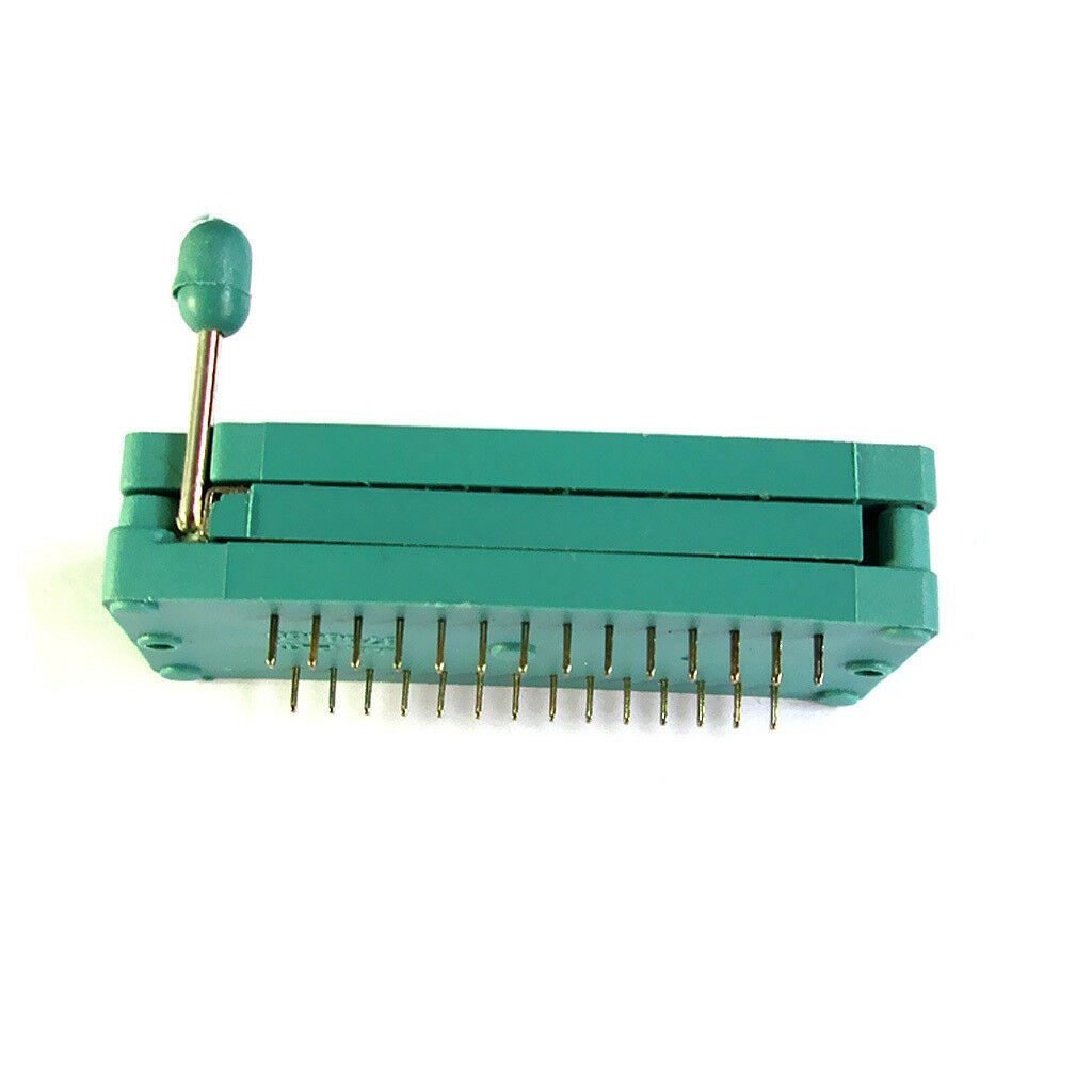 28P pin Test universal ZIF DIP locking IC socket 2.54mm