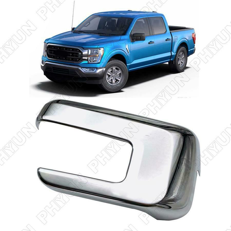 For 2021-22 Ford F150 F-150 Rear View Side Mirror Covers Trim Chrome Decorations