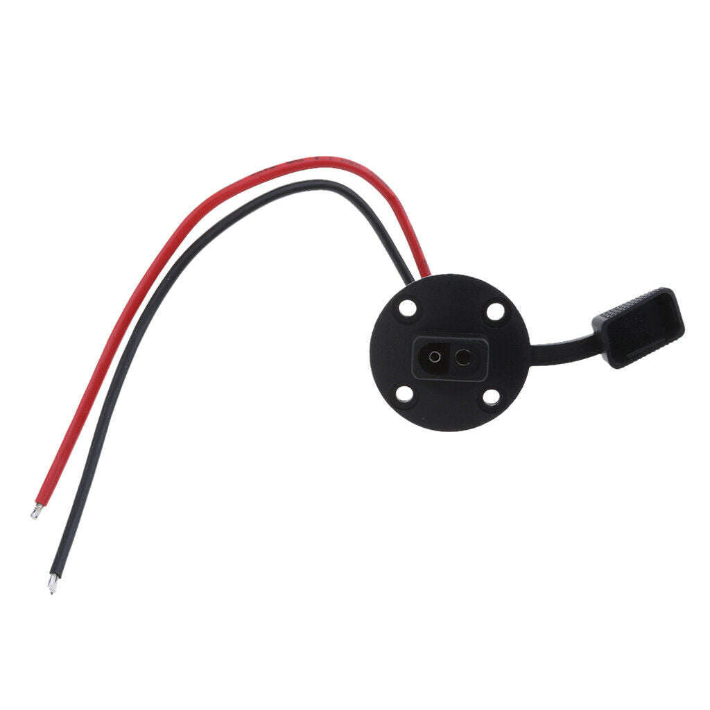 2 Pieces Auto Motorcycle Boat SAE Adapter Connector with Waterproof Cap