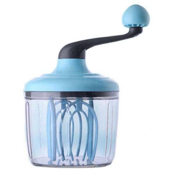 Manual Egg Beater Hand Crank Whisk Eggbeater Kitchen Baking Cooking Supplies