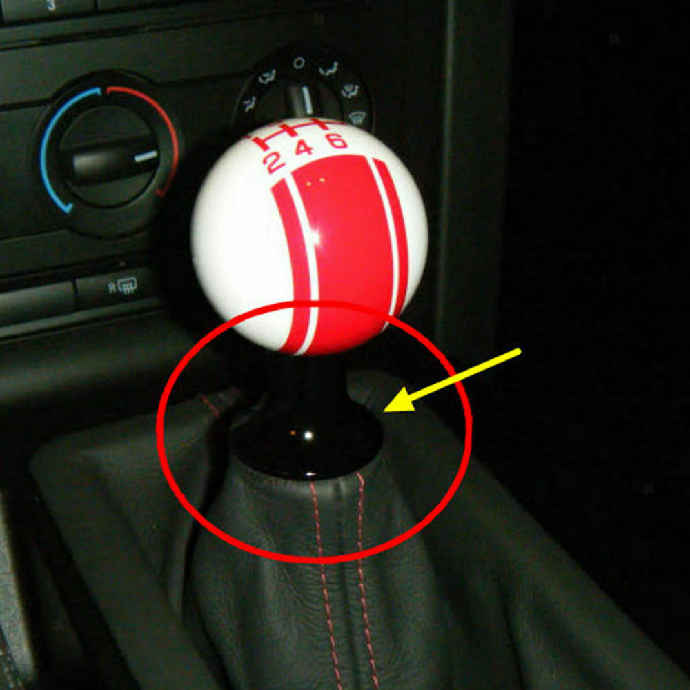 Shift Knob Retainer Adapter for Manual Gear Shifter Lever Black + Multicolor