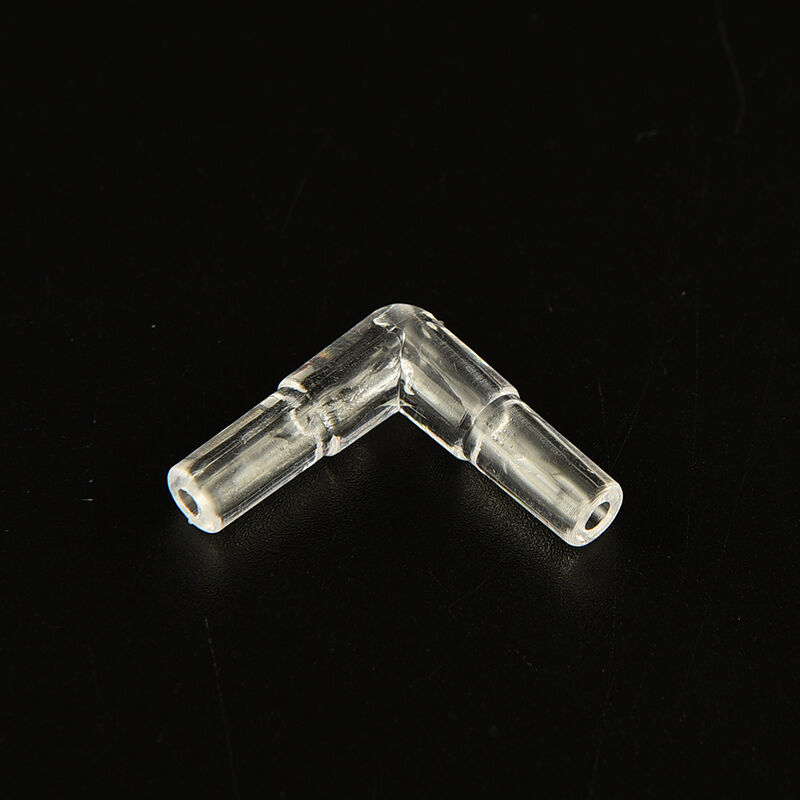 10pcs Clear Elbow Connector Fish Tank Aquarium Air Line Tubing Connecto.l8