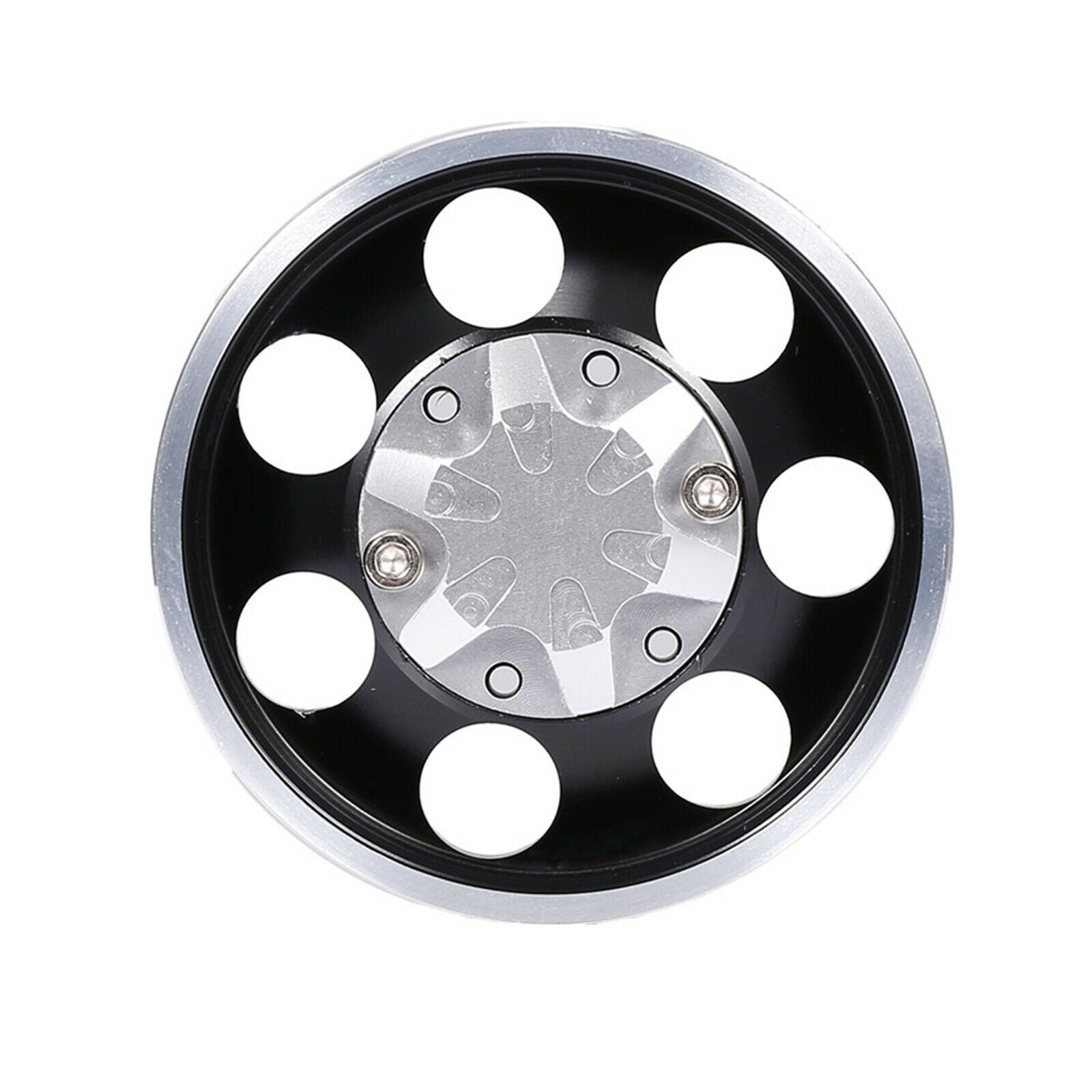 Aluminum Alloy Wheel Hub for Tamiya 1:14 Trailer Tractor CNC Parts black