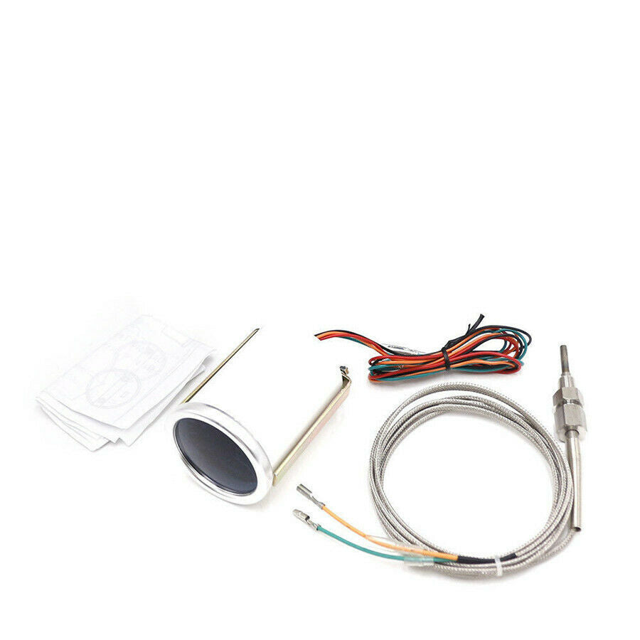 LED display 2 inch Exhaust Gas Temperature Smoke Lens Car EGT  Gauge Meter