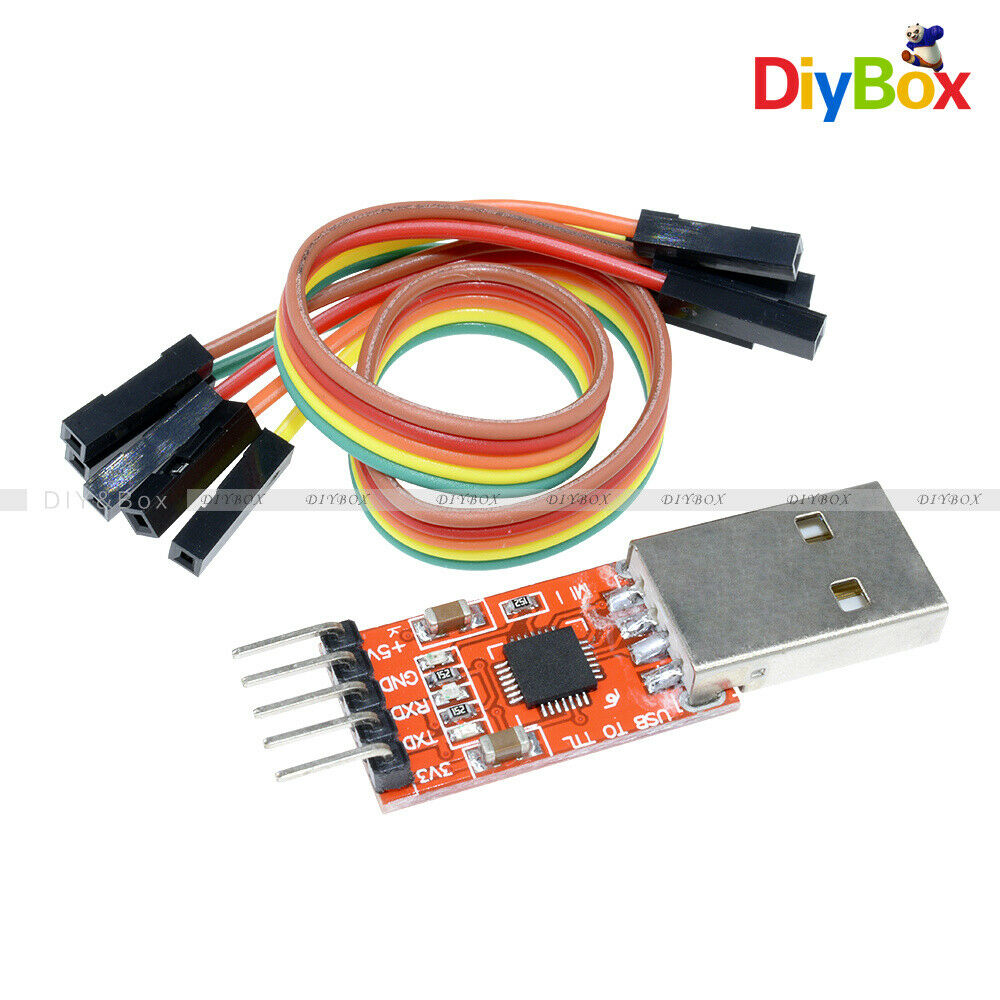 Newest CP2102 USB 2.0 to TTL UART Serial Converter Module 5P STC PRGMR w/ cable