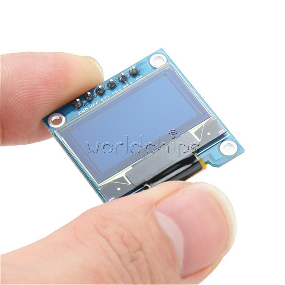 6Pin 0.96" White 12864 SPI&IIC I2C OLED Display Module For Arduino Raspberry Pi