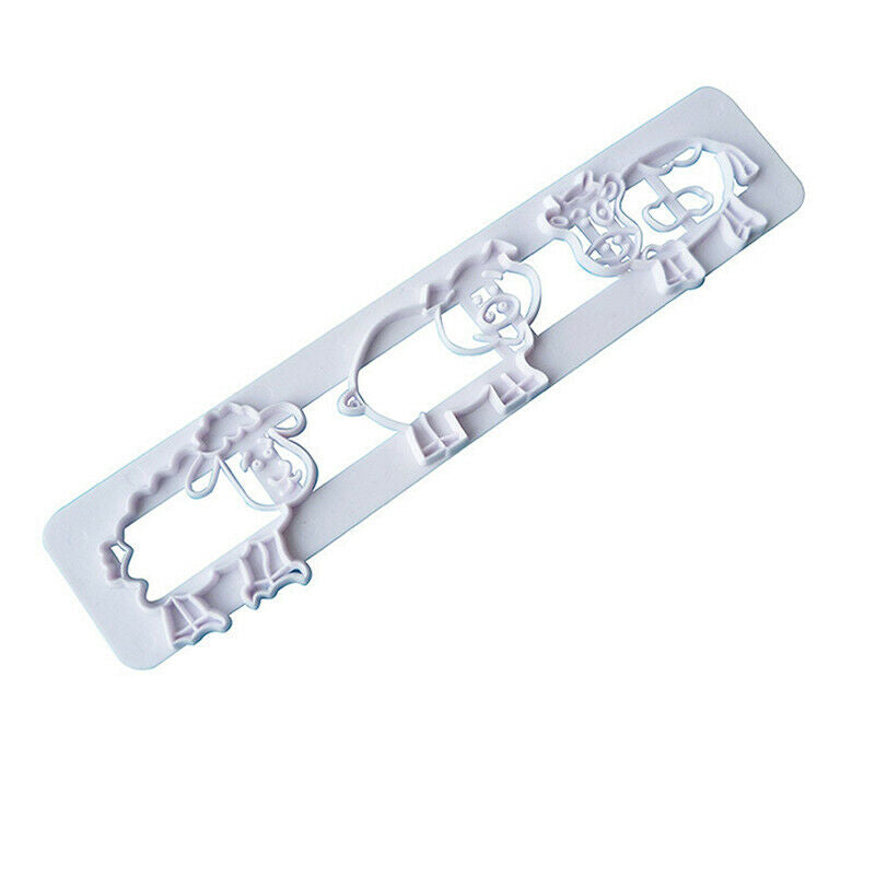Cute Pig Cow Sheep Cutter Farm Animals Dessert Mold DIY Cake Decor Cuttin.l8