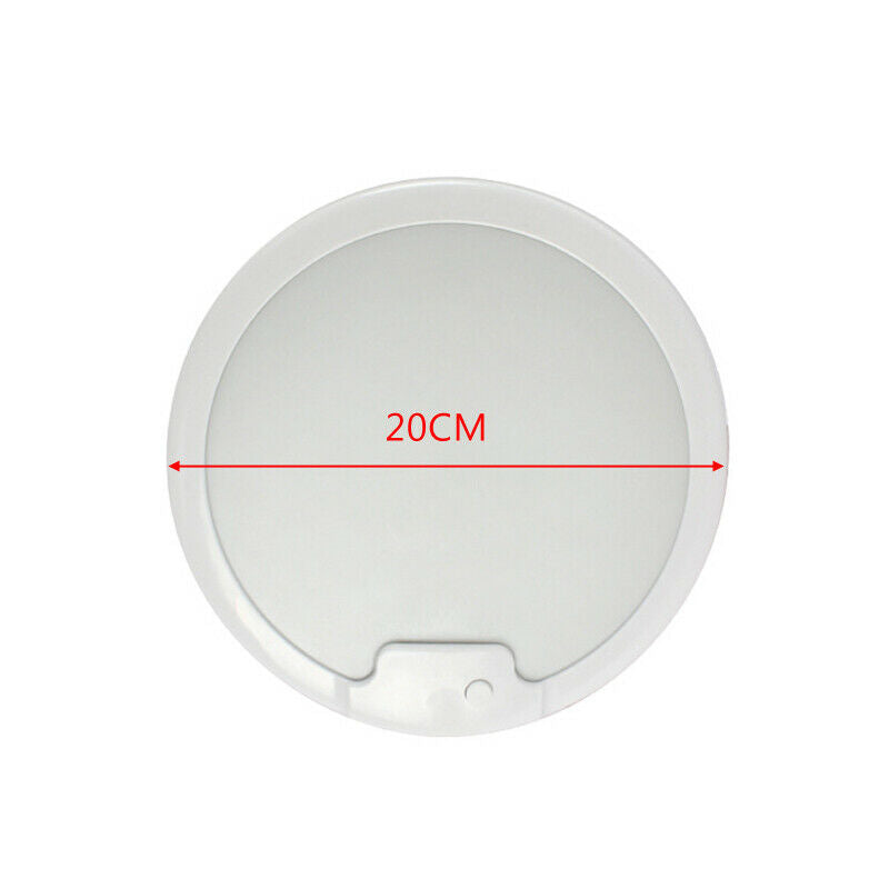 20CM Round RV Camper Yacht Ceiling Fixtures Light Indoor Lighting +Switch 12/24V