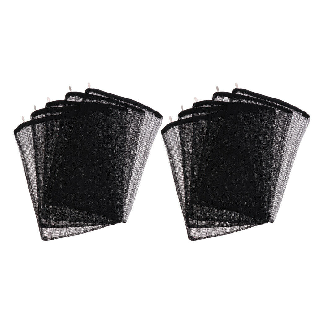 10Pcs Aquarium Zipped Filter Media Net Bag Fish Tank Zip up Filter Media Bags