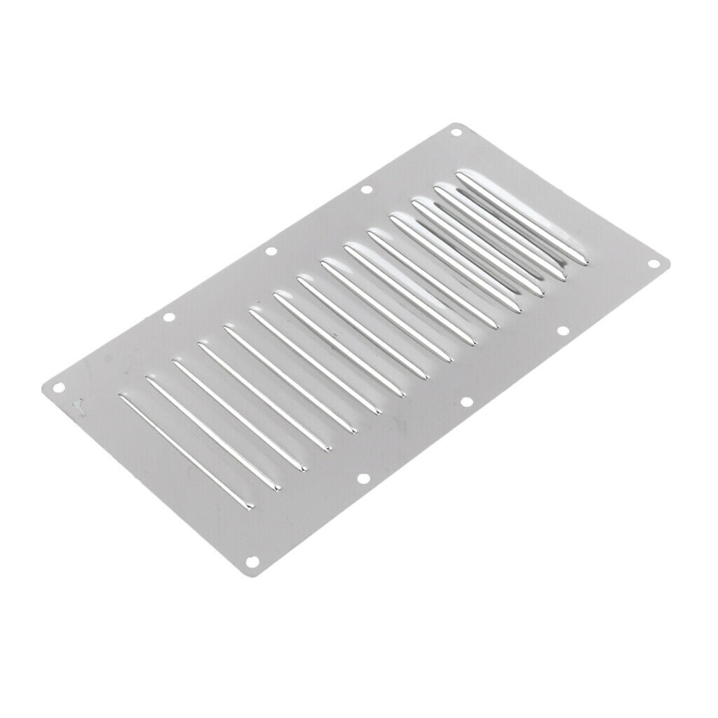 4X 23 x 12.5 cm / 9 x 5 inch Rectangular Louvered Air Vent Grill Ventilation