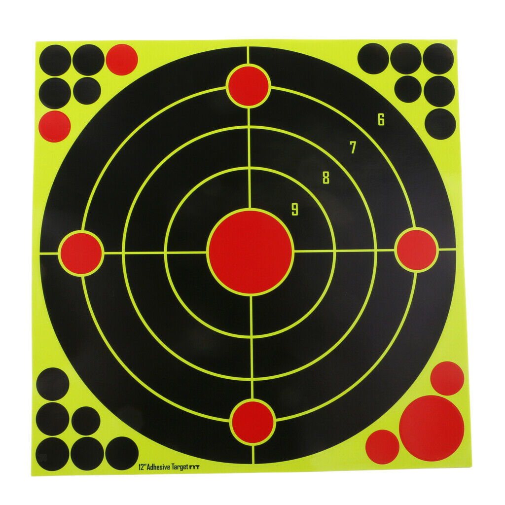 20x Splatter Reactive Target Shooting Paper Target Shooting Accessories