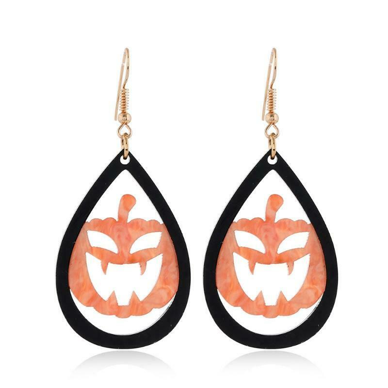 Earrings Silicone Mold Halloween Pumpkin Earrings Mold for Home Decoration