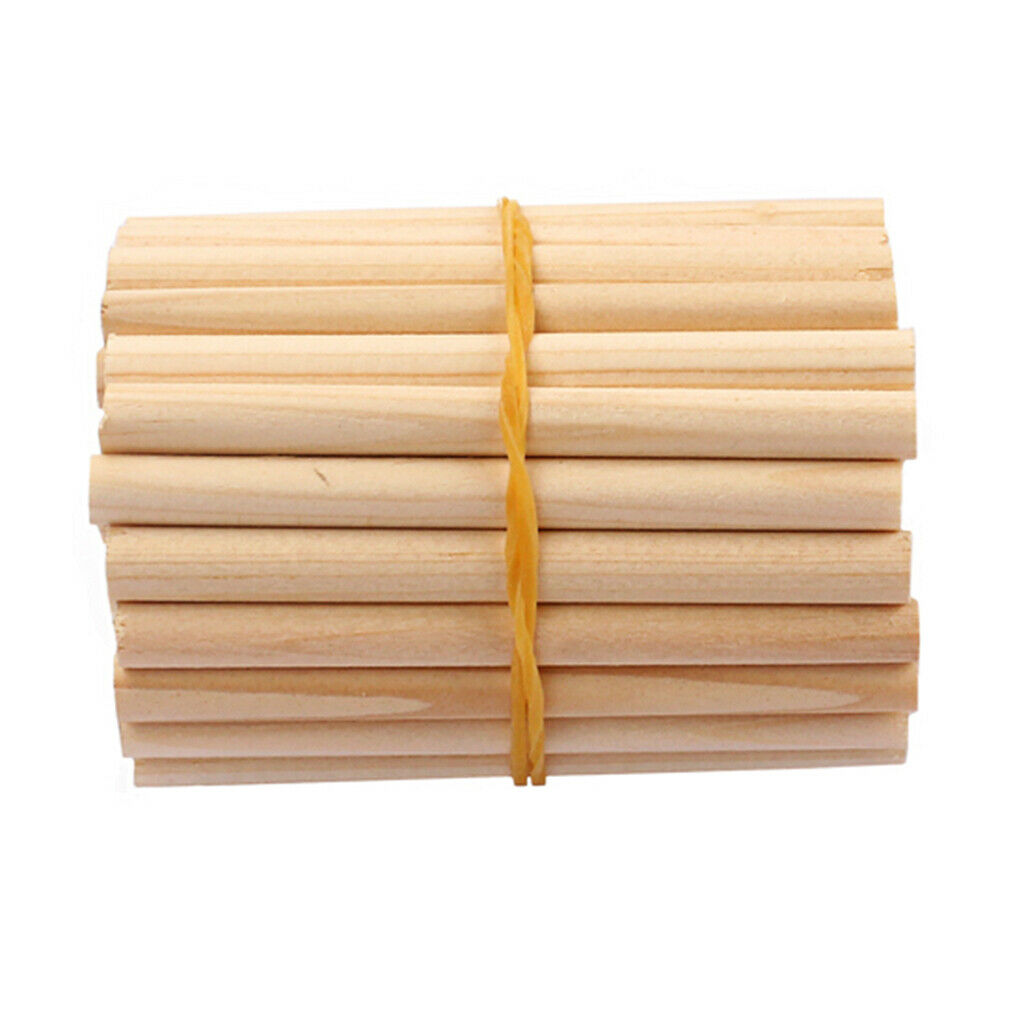 50pcs Wooden Violin Souls Parts Accessories for 3/4 4/4 Violin 70 X 6 Mm