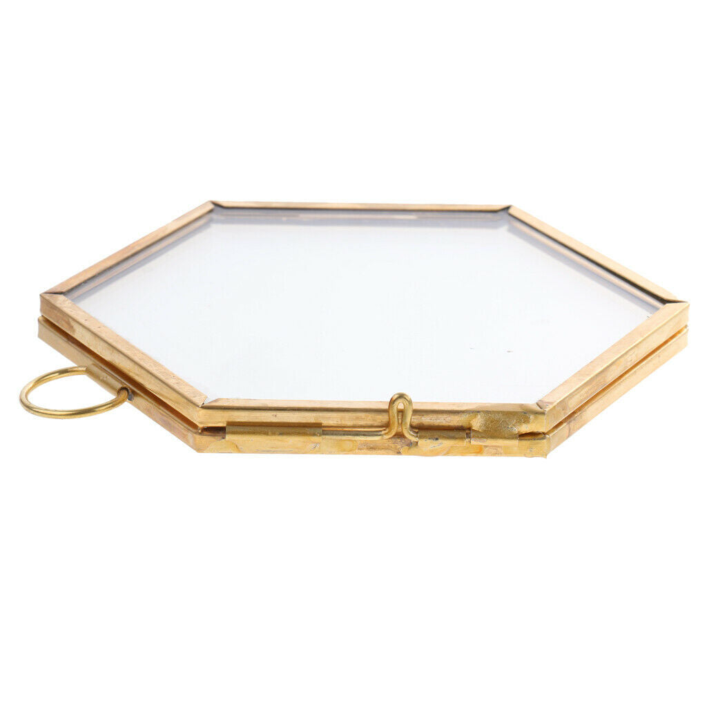 4PC Nordic Hanging Photo Frame Glass Metal Portrait Frame Wedding Supplies