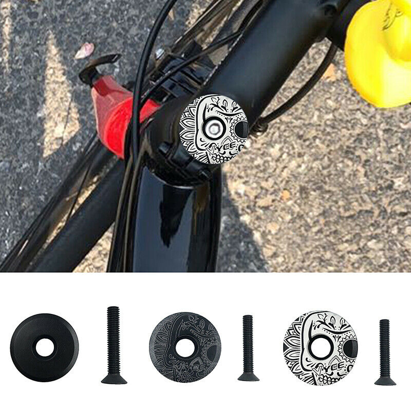 Aluminum Alloy Road Bicycle Bowl Cover Bicycle Stem Top Cap for 28.6mm Fo.l8
