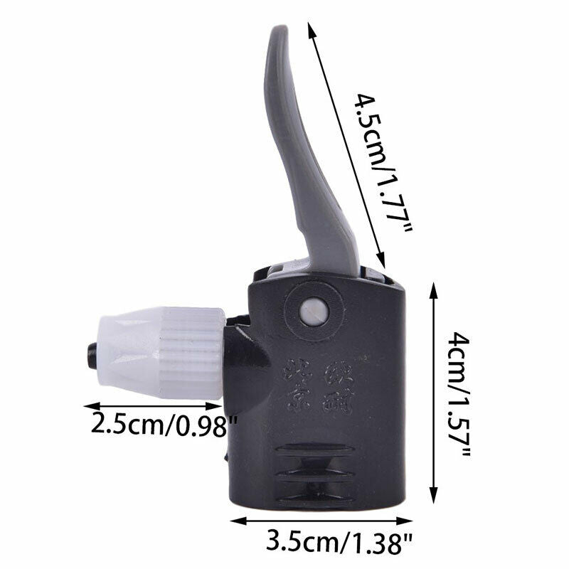 Portable  Bike Pump Nozzle Dual Head Adapter  Valve Converter Bicycle ComponeDD