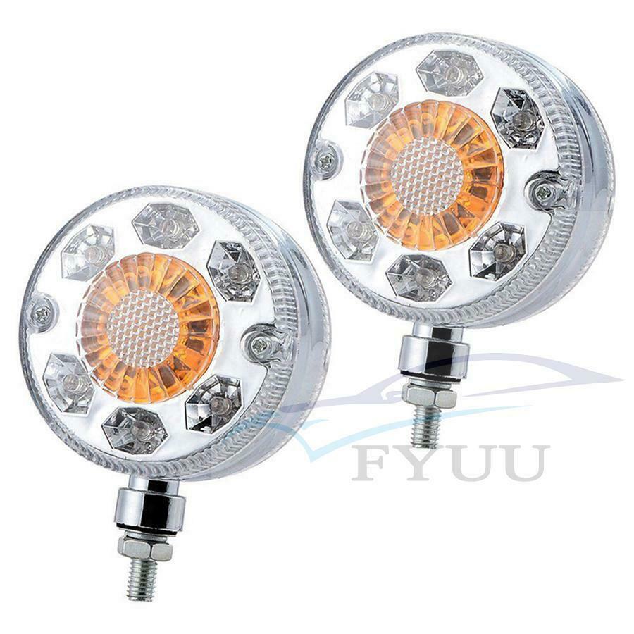 2pcs Truck Double Face Turn Signal Brake Lamps 24-LED double-sided marker light