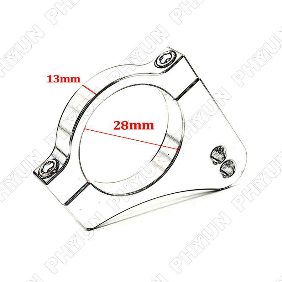 28mm CNC Motorcycle Steering Damper Fork Frame Mounting Clamp Bracket Universal