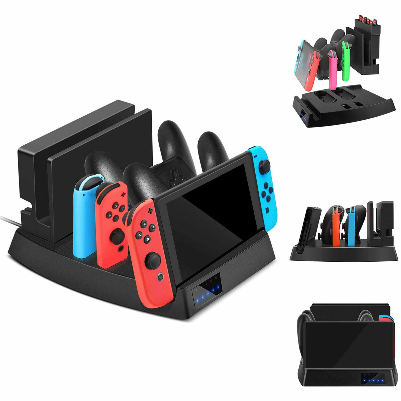 Charging Dock Stand Station For Nintendo Switch Console /Joy-con/Pro Controller
