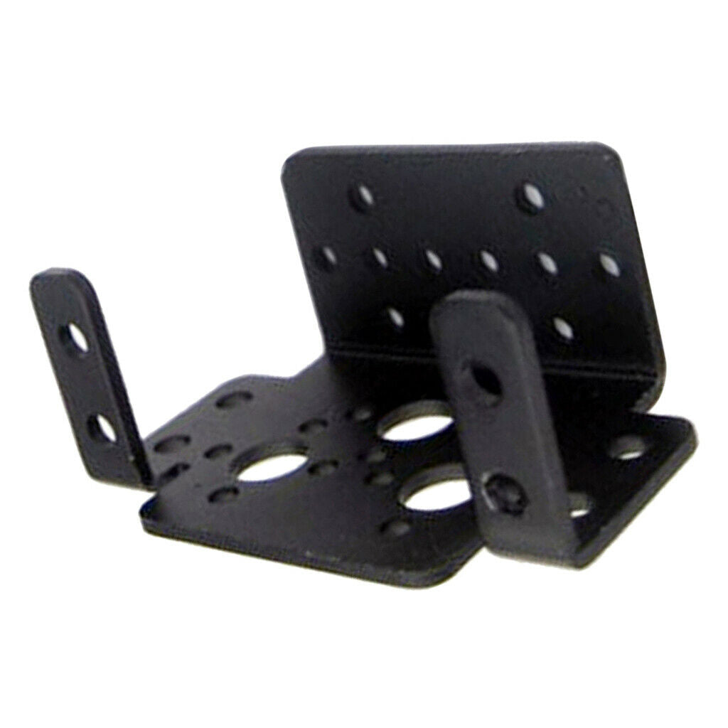 2pcs Multi-function Steering Gear Bracket 995 Servo Accessories Black
