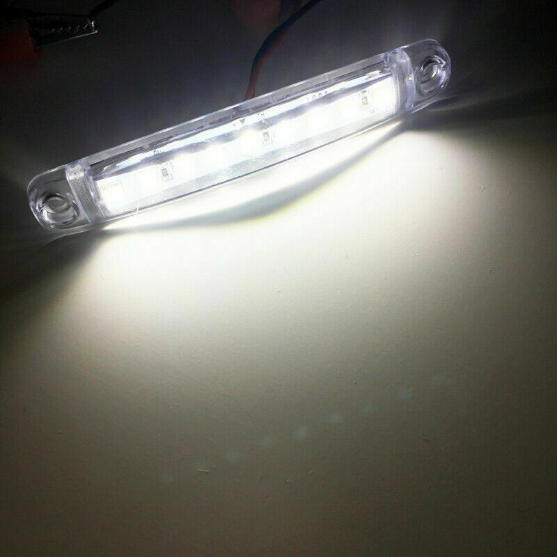 10pcs 9LED Sealed Side Marker Clearance Light 12V Car Truck Trailer Lorry