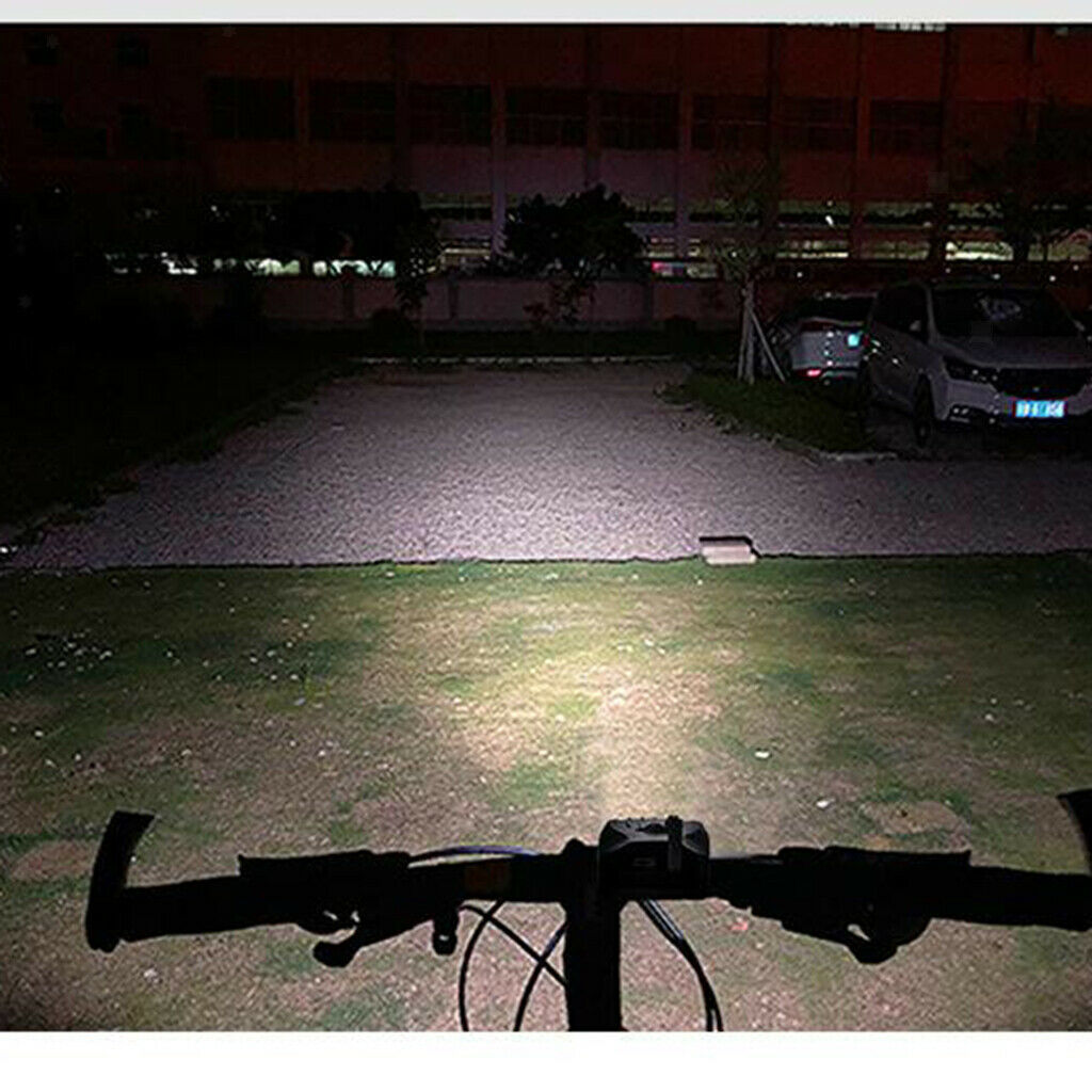 Super Bright Bike Front Light Cycling 6000lm Bicycle Headlight Hiking Strobe