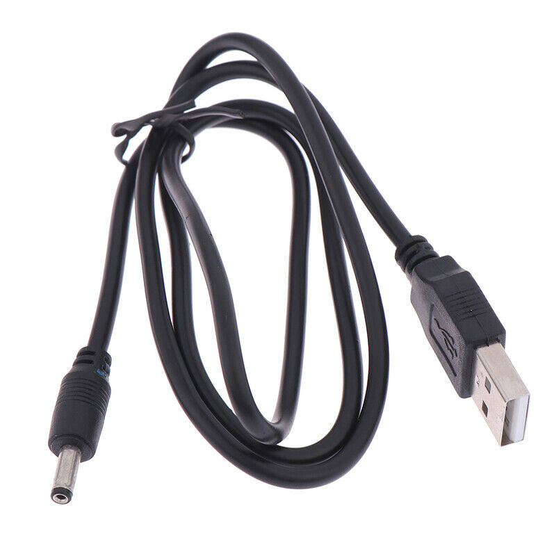 1Pc USB to DC 3.5mm Power Cable USB A Male to Jack Connector 2A Power CabWFJ CH