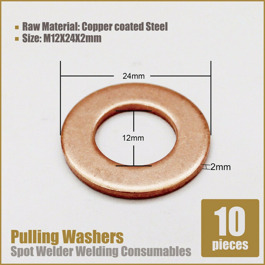50Pcs Tud Welding Kit 5 Type Car Repair Welding Accessories Pulling Washer