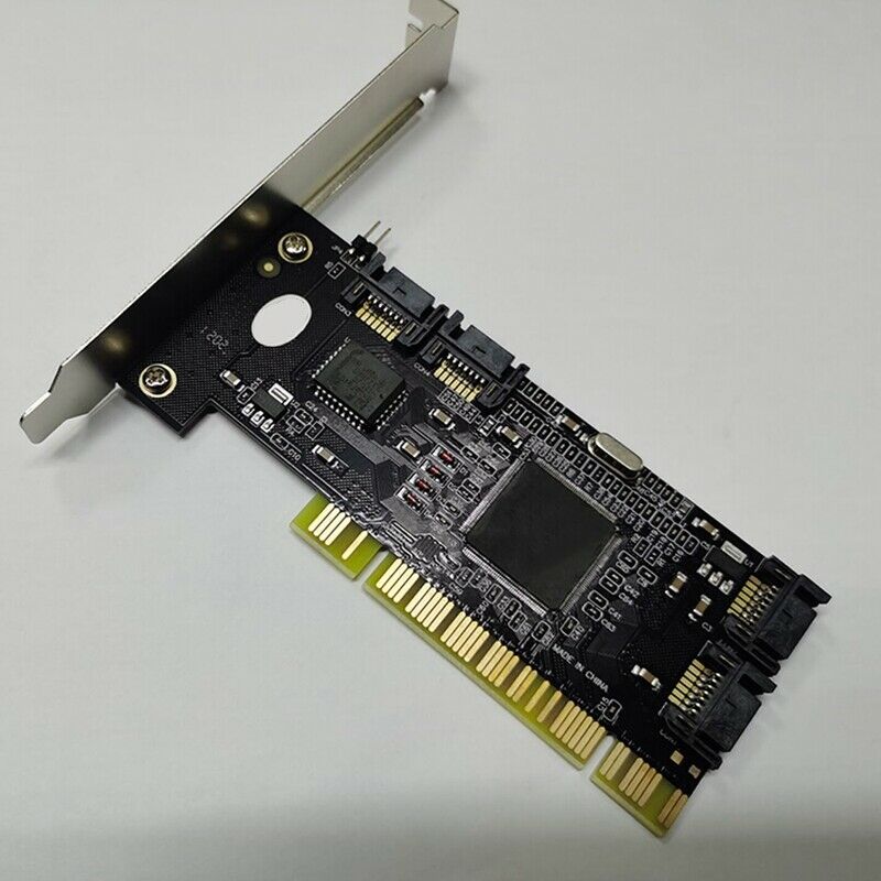 PCI Sata Internal Ports Raid Controller Card (4-Ports) Sil3114 Chipset Sata CaQ8