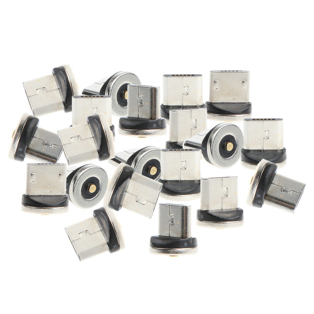 20x Micro USB  Tips Head Cable Magnet For Cellphone Headset Speaker