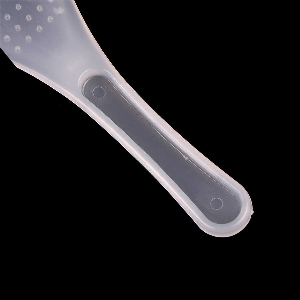 2Pcs Kitchen Non Stick Rice Paddle Hand Roll Spoons Clear Plastic Meal Spo.l8