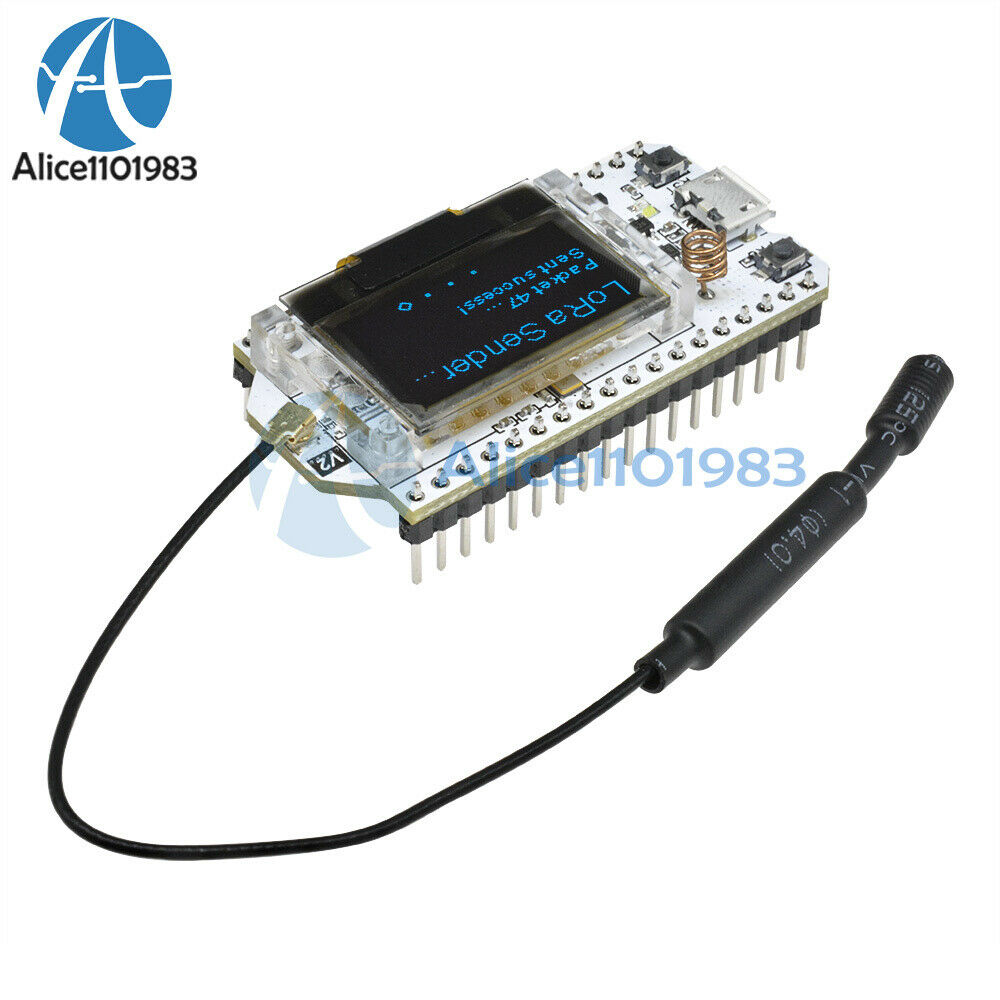 0.96 Inch SX1276 OLED LoRa ESP32 WIFI Bluetooth CP2102 Module for Arduino