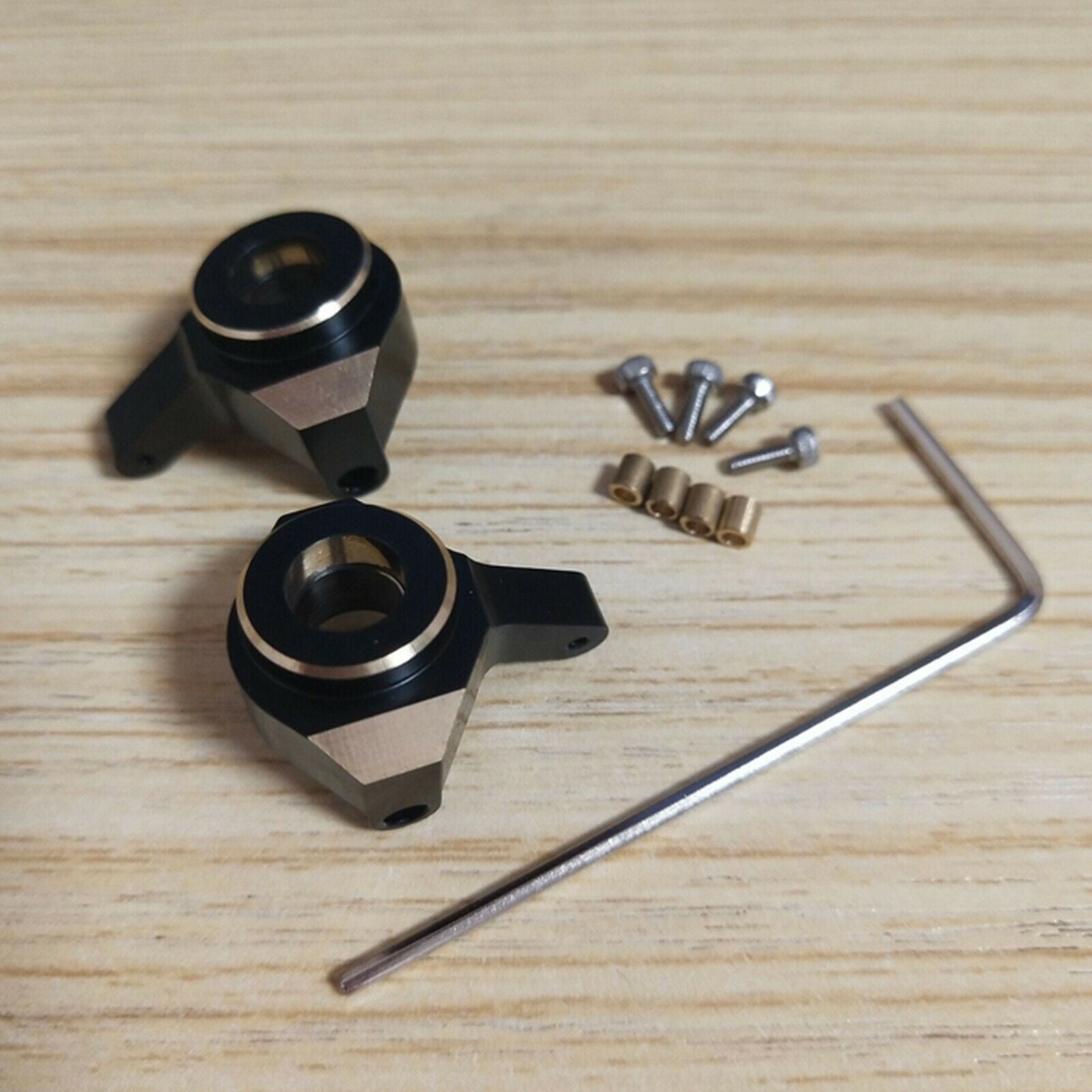 Steering Cup Brass Steering Knuckle for Axial SCX24 90081 1/24 RC Crawler Car