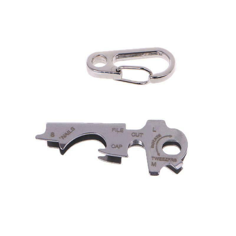 Multifunctional Survival Tool Stainless Steel TU47 True Utility Keytool Key Tool