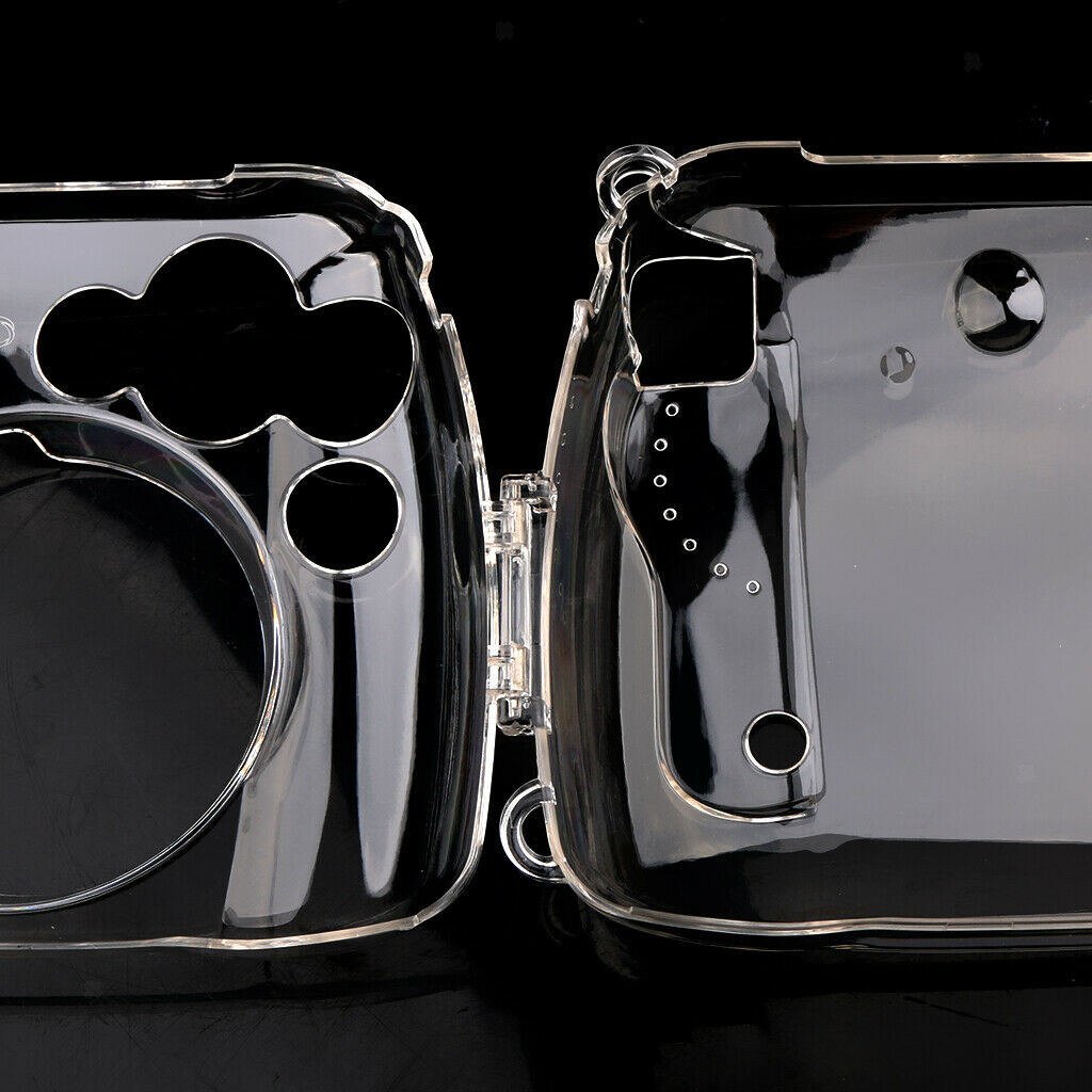 Transparent Case Cover w/ Shoulder Strap for Fujifilm Instax Mini Camera