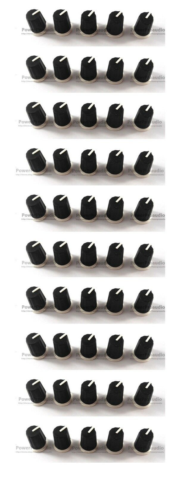 50PCS Black EQ Rotary Knob DAA1176 DAA1305 BLACK For Pioneer DJM800 900 2000 NXS