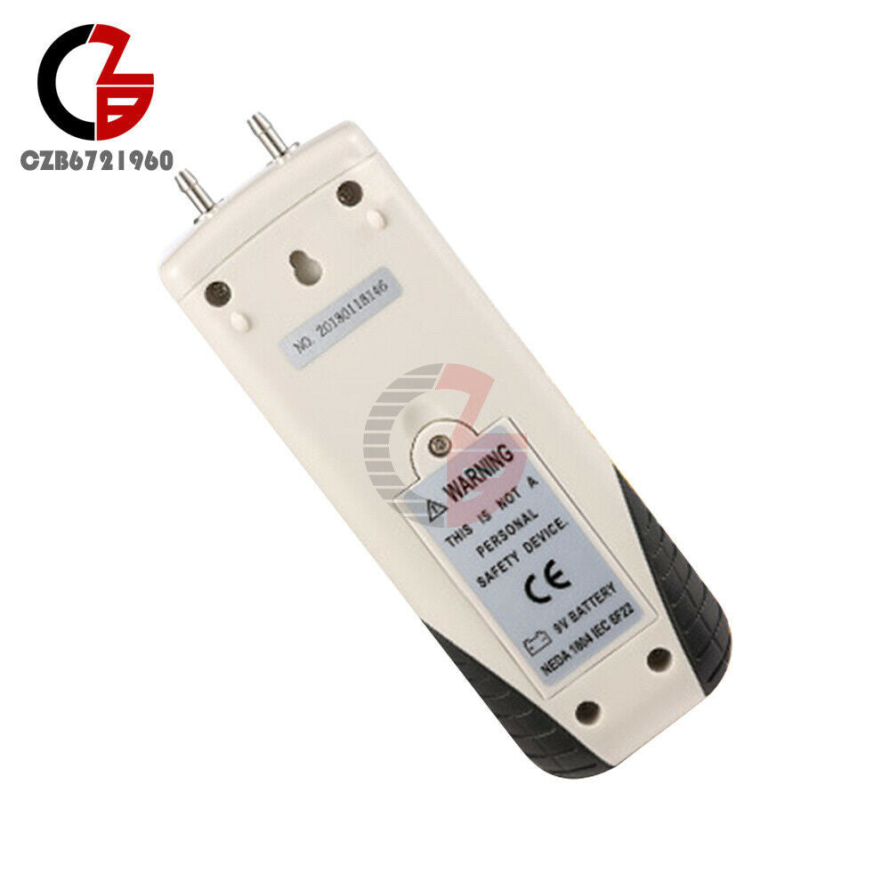 Hti HT-1890 Digital Manometer,Dual Port Air Pressure Gauge HVAC Gas Teste Meter