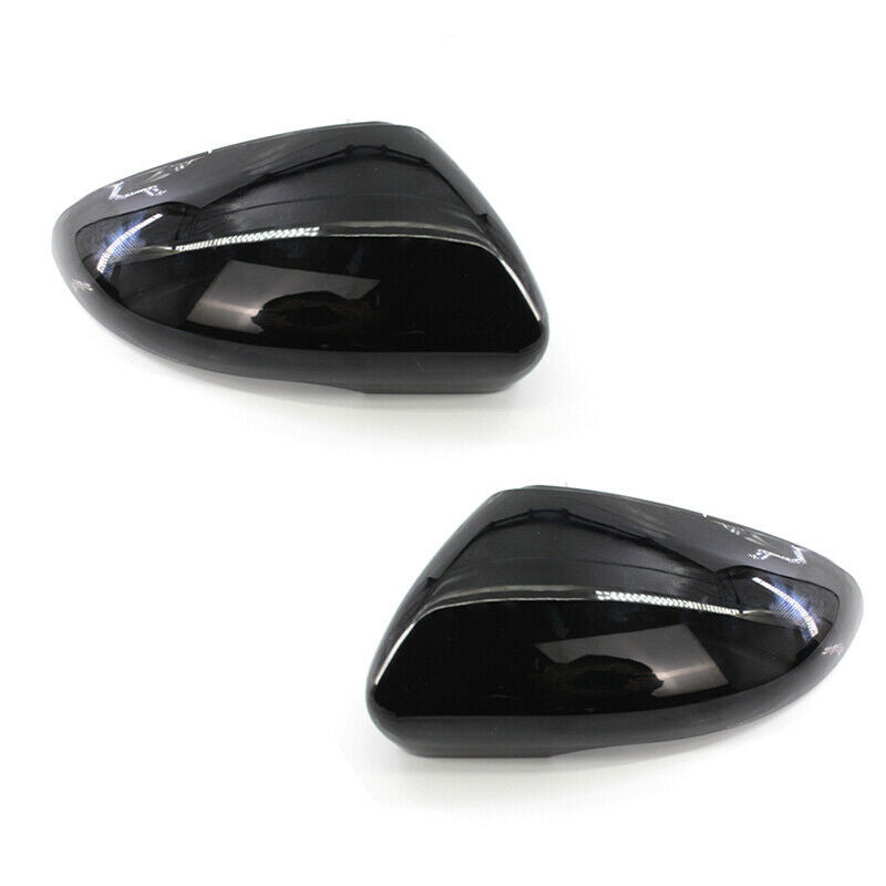 For VW GOLF MK6 HATCHBACK 2009-2013 2x Gloss Black Right Side Mirror Cover Cap