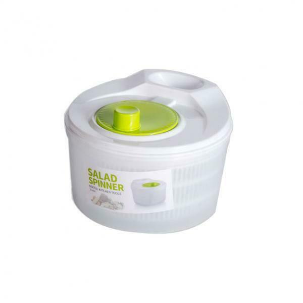 Large 5L Salad Spinner Vegetable Washer with Bowl Quick Dry Anti-Wobble Tech