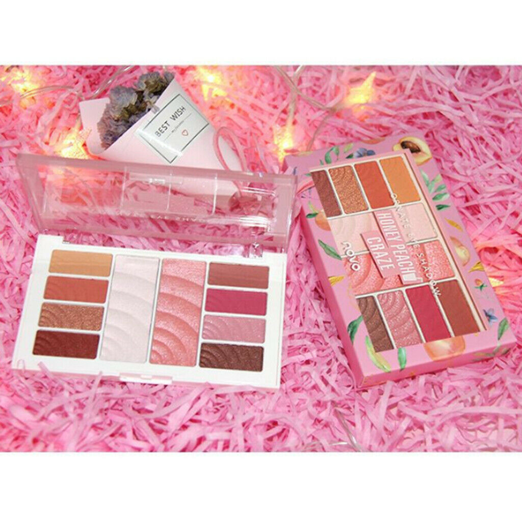 10 Colors Beauty Eyshadow Makeup Palette Matte Shimmer Pallet Lemon Theme