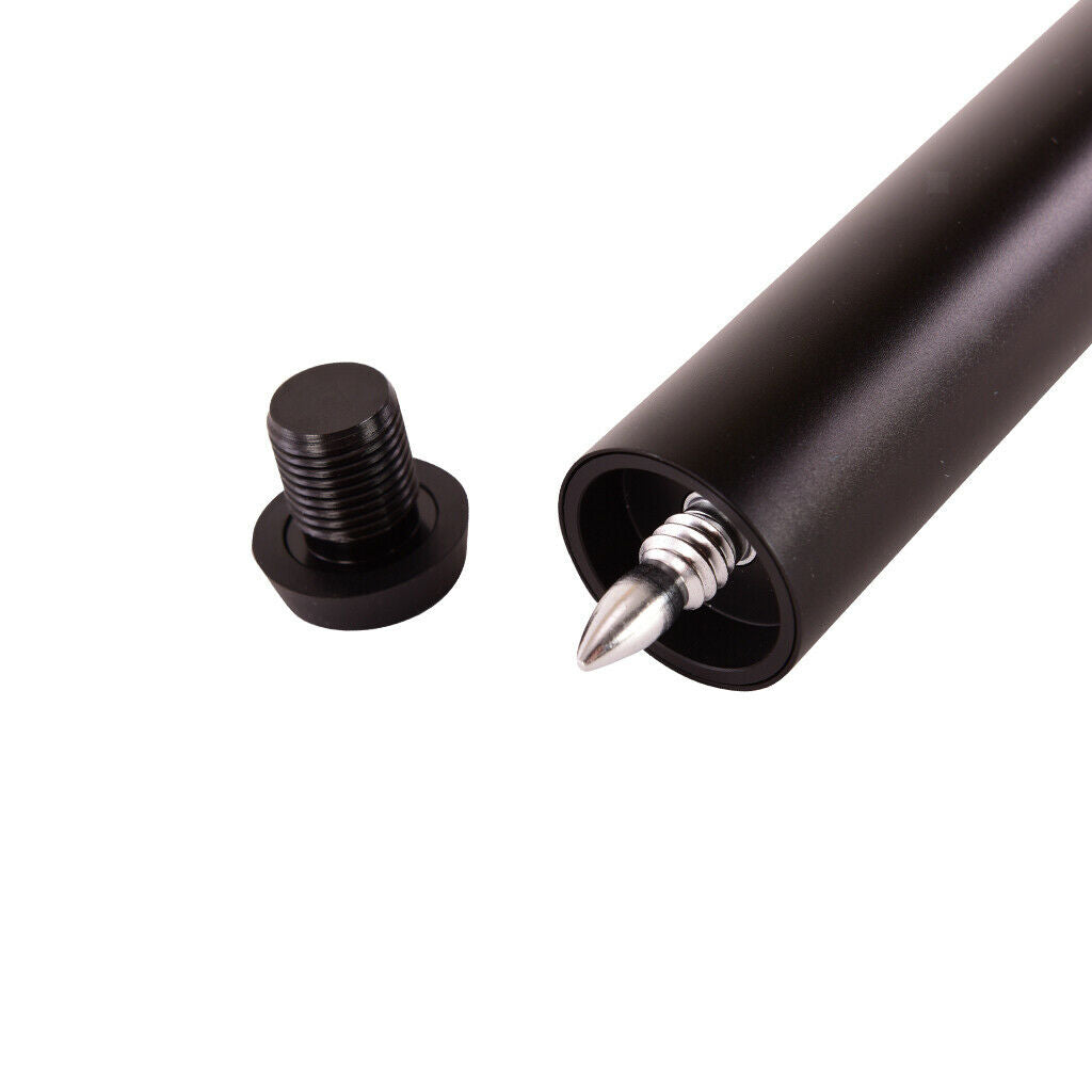 Sturdy Anti-rust Pool Cue Extension Lengthening Extender Accessories Black