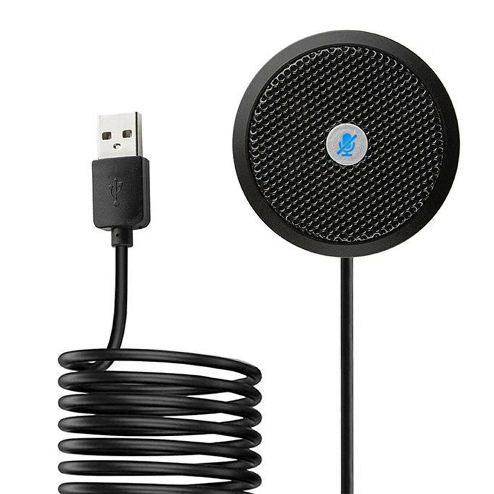 USB Conference Microphone Omnidirectional Condenser Mic for Conference Game