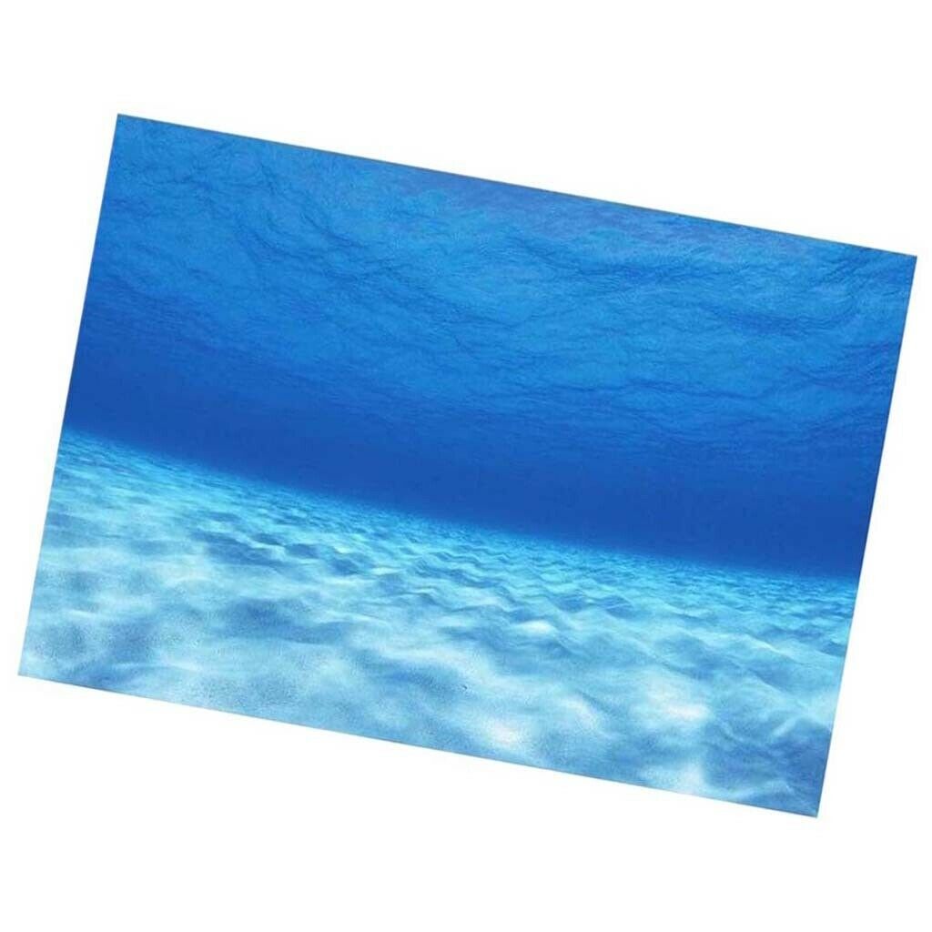 Fish Tank Adhesive Posters For Fish Tank Aquarium Landscape Decor 76x56cm